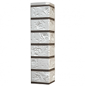 Угол сборный Старый форт 119*477,5мм Дымчато-белый (12шт) (Р)