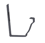 Держатель желоба 120х86 короткое RAL7024 графит (60 шт.)