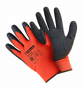 Перчатки "МОНТАЖНИК", полиэстер, текстур. латексное покрытие, в и/у, 9(L)