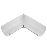 Угол желоба наружный D 125 RAL9003 (Р)