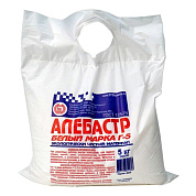 Алебастр белый Г5 5кг (Гипс) (6 шт\уп)