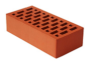Кирпич М 150 облицовочный керамический красный пустотный полуторный 240шт ВЛГ