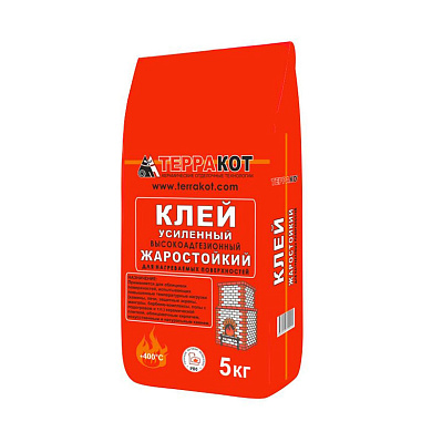 ТЕРРАКОТ Клей усиленный жаростойкий 5кг