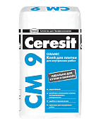 Церезит СМ9 клей плит. для внут. раб, 25 кг.(48 шт.)