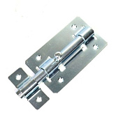 Задвижка дверная 3Д-01 цинк (уп.=20шт)(145х62мм)