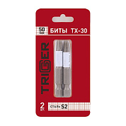 Биты TORX-30х50мм, магнит(1уп-2шт) 84976