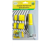 Набор фитингов для шланга 1/2" (4пр.) "ВиМо" (6/36) 003-2100в (Р)