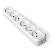 Колодка 6 гн. б/з 10А 2,2кВт "UNIVersal"(уп. 60 шт.)													