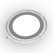 Светильник Gauss Bubbles BL319 Кругл. 12+4W, LED 4000K, 1200лм,193х31мм,Ø160 1/20