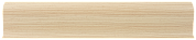 Плинтус ПВХ с мягким краем l=58 L005 (КОР) 2,2м  Клен (40шт в уп.)
