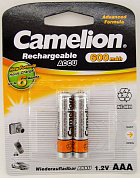 Аккумулятор Camelion  AAA-600mAh Ni-Mh BL-2  1.2В (мизинчик, блистер 2/24 шт.)