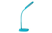 Светильник настольный Camelion KD-800  C17 бирюза LED(7 Вт,230В, сенс. вкл-е, 3 уровня ярк, 4000К)