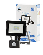 Прожектор LED с дат.движ.50W VLF-D2-50-6500-B 6500К 6000Лм 220V IP65 (руч.рег)чер.VKL electric(1)(Р)