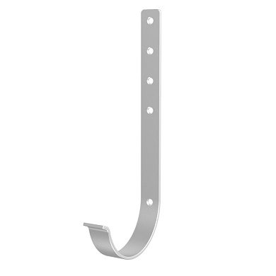 Держатель желоба длинный цинк круглый (40шт) (Р)