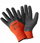 Перчатки "Надёжный захват", полиэстер, текстур. латексное покрытие, в и/у, 9(L)