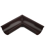 Угол желоба наружный D 125 RAL8017 (Р)