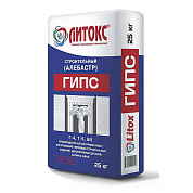 ЛИТОКС Штукатурка гипсовая GIPSPLAST, 25 кг  (55шт)
