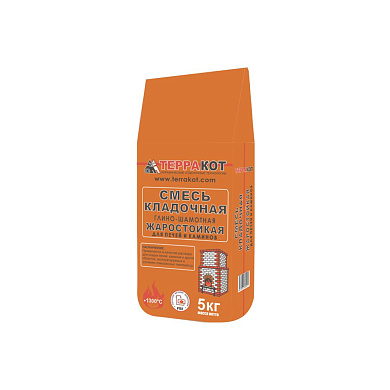 ТЕРРАКОТ Смесь сухая глино-шамотная кладочная 5кг