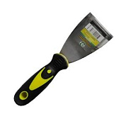 Шпатель нерж. 80 мм с двухкомп.ручкой профи 041-0080 (12-0-408)