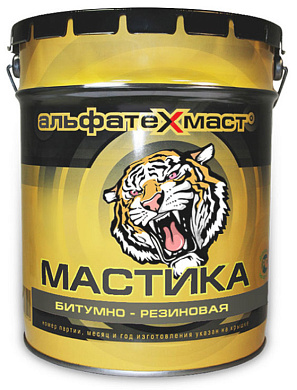 Мастика АльфаТехМаст Битумно-Резиновая 5 кг