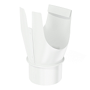 Воронка выпускная Д 125/100 мм RAL 9003 (Р)