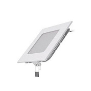 Светильник Gauss LED встраиваемый ультратонкий, квадратный IP20  9W 4100K 1/20