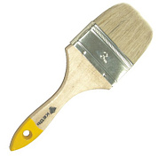 Кисть плоская 2,5" дерев. ручка (63 мм) 006-4225, 01-1-425, 85071