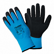 Перчатки "Двойное утепление Аквастоп" акрил с полиэстером, латексное покрытие, в и/у, 11(XXL)