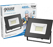 Прожектор LED 70W Gauss LED 6500К IP65 черный 1/6