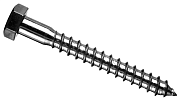 Шуруп сантехнический DIN 571 (Глухарь) 6*120 (100шт)