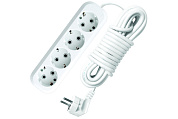 Удлинитель 4 гн., 7м, с/з, ПВС 3*0,75, 10А/2,2кВт "UNIVersal"(уп.25 шт)		