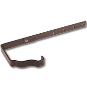 Держатель желоба 120х86 длинное RAL8017 шоколад (50 шт.)