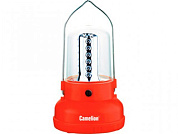 Фонарь Camelion LED29312  (акк. 220В кемп, 24 LED, 4В 2.3А-ч, пластик, красный, коробка)