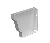 Заглушка желоба 120х86 левая RAL7024 графит (100шт)