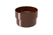 Муфта трубы соединительная ПВХ RAL 8017 шоколад (48 шт)