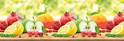 Кухонный фартук ПВХ Фрукты 600*3000