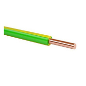 Провод ПуВ (ПВ-1) 1х6 ж/з.(100м) (Р)