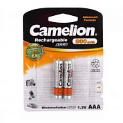 Аккумулятор Camelion  AAA-900mAh Ni-Mh BL-2  1.2В (мизинчик, блистер 2/24 шт.)