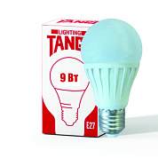 Лампа TANGO LED G-45 шар 9W E27 6500K (W) 220V (1/10/100)