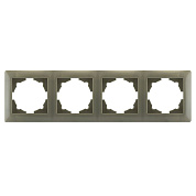 Рамка СП EKF Милан 4-мест., серая (Р)			