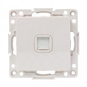 Розетка СП EKF Стокгольм комп. (механизм) 1-мест. RJ45 белый PROxima