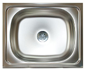 Мойка одинарн. 40х50 (б/с) нерж.ст.Vladix (Р)