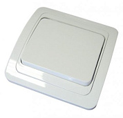 Выключатель СП UNIVersal, Валери 1-кл., 10А, 220В, белый	(10шт.)(уп.200 шт) 											