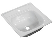 Мойка стальная эмал. (500х500 мм) с кронштейнами (1\100) (Р)